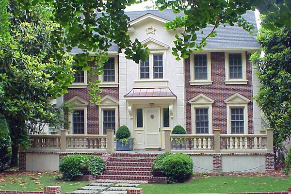 Traditional Atlanta brick house